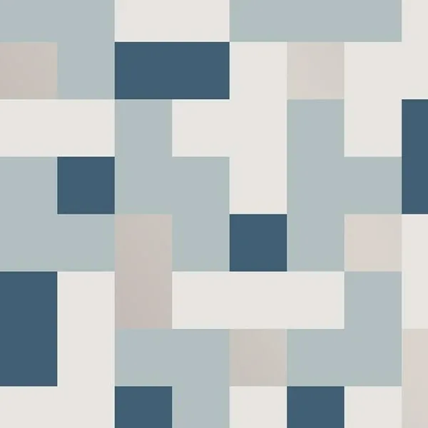 A-Street Prints Alby Blue Geometric Wallpaper - SKU 2889-25221