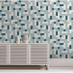 A-Street Prints Alby Blue Geometric Wallpaper | Wallpaper Twins A-Street Prints Alby Blue Geometric Wallpaper - SKU 2889-25221