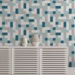A-Street Prints Alby Blue Geometric Wallpaper | Wallpaper Twins A-Street Prints Alby Blue Geometric Wallpaper - SKU 2889-25221