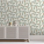 A-Street Prints Alby Mint Geometric Wallpaper | Wallpaper Twins A-Street Prints Alby Mint Geometric Wallpaper - SKU 2889-25222