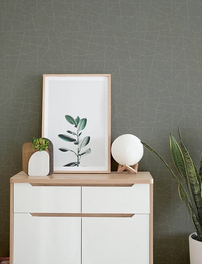 A-Street Prints Alcott Charcoal Dotted Wallpaper | Wallpaper Twins A-Street Prints Alcott Charcoal Dotted Wallpaper - SKU 4141-27126