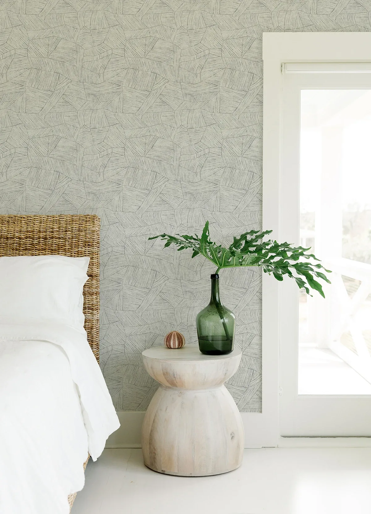 A-Street Prints Aldabra Grey TextuGeometric Wallpaper - SKU 4014-26402