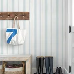 A-Street Prints Alena Sky Blue Soft Stripe Wallpaper - SKU 4121-26910