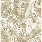 A-Street Prints Alfresco Taupe Palm Leaf Wallpaper | Wallpaper Twins A-Street Prints Alfresco Taupe Palm Leaf Wallpaper - SKU 2744-24135