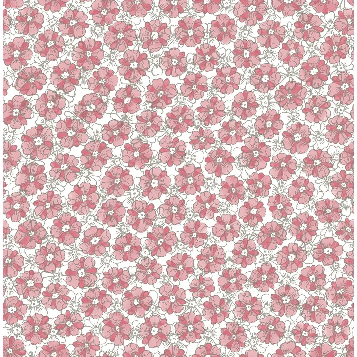 A-Street Prints Allison Pink Floral Wallpaper - SKU 2657-22225