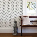 A-Street Prints Allotrope Charcoal Linen Geometric Wallpaper | Wallpaper Twins A-Street Prints Allotrope Charcoal Linen Geometric Wallpaper - SKU 2902-25534