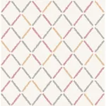 A-Street Prints Allotrope Rose Linen Geometric Wallpaper - SKU 2902-25536