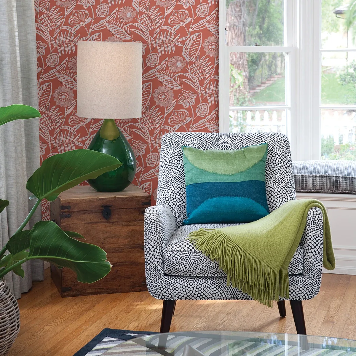 A-Street Prints Alma Coral Tropical Floral Wallpaper | Wallpaper Twins A-Street Prints Alma Coral Tropical Floral Wallpaper - SKU 2969-87528