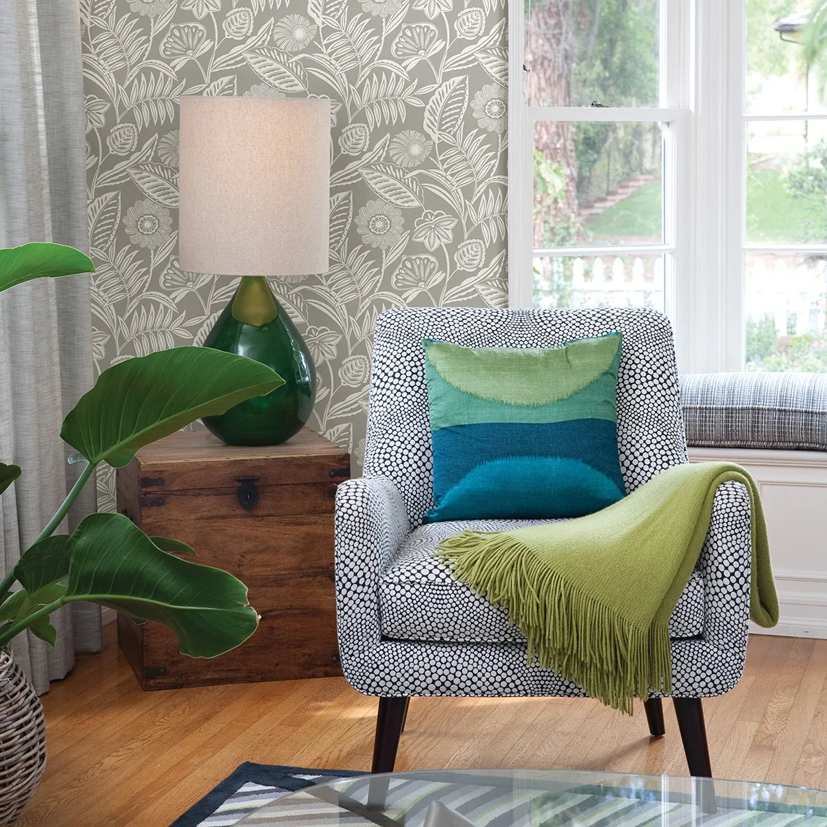A-Street Prints Alma Light Grey Tropical Floral Wallpaper | Wallpaper Twins A-Street Prints Alma Light Grey Tropical Floral Wallpaper - SKU 2969-87531