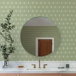 A-Street Prints Alma Moss Diamond Floral Wallpaper | Wallpaper Twins A-Street Prints Alma Moss Diamond Floral Wallpaper - SKU 4201-48030