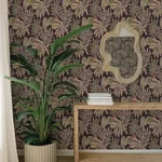 A-Street Prints Alocasia Burgundy Tropical Foliage Wallpaper | Wallpaper Twins A-Street Prints Alocasia Burgundy Tropical Foliage Wallpaper - SKU 4177-27738