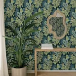 A-Street Prints Alocasia Green Tropical Foliage Wallpaper | Wallpaper Twins A-Street Prints Alocasia Green Tropical Foliage Wallpaper - SKU 4177-27739