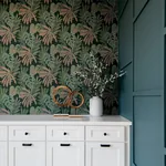 A-Street Prints Alocasia Multicolor Tropical Foliage Wallpaper - SKU 4177-27737