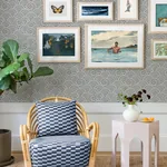 A-Street Prints Alorah Grey Wave Wallpaper | Wallpaper Twins A-Street Prints Alorah Grey Wave Wallpaper - SKU 4081-26308