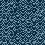 A-Street Prints Alorah Navy Wave Wallpaper | Wallpaper Twins A-Street Prints Alorah Navy Wave Wallpaper - SKU 4081-26305