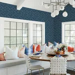A-Street Prints Alorah Navy Wave Wallpaper | Wallpaper Twins A-Street Prints Alorah Navy Wave Wallpaper - SKU 4081-26305
