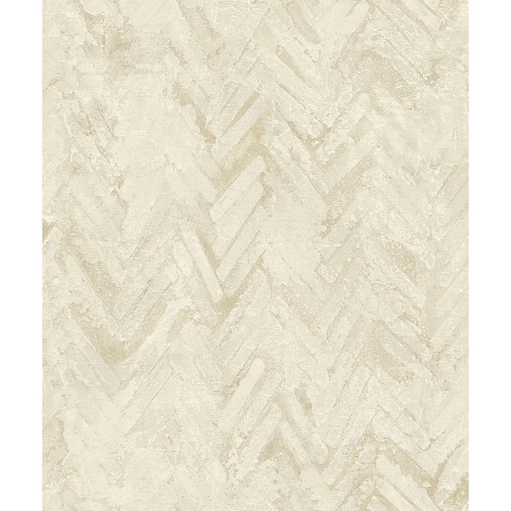 A-Street Prints Amesemi Cream Distressed Herringbone Wallpaper - SKU 4105-86613