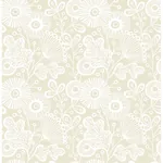 A-Street Prints Ana Cream Floral Wallpaper - SKU 2821-25108