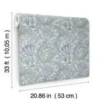 A-Street Prints Anemone Blue Floral Trail Wallpaper | Wallpaper Twins A-Street Prints Anemone Blue Floral Trail Wallpaper - SKU 4153-82003