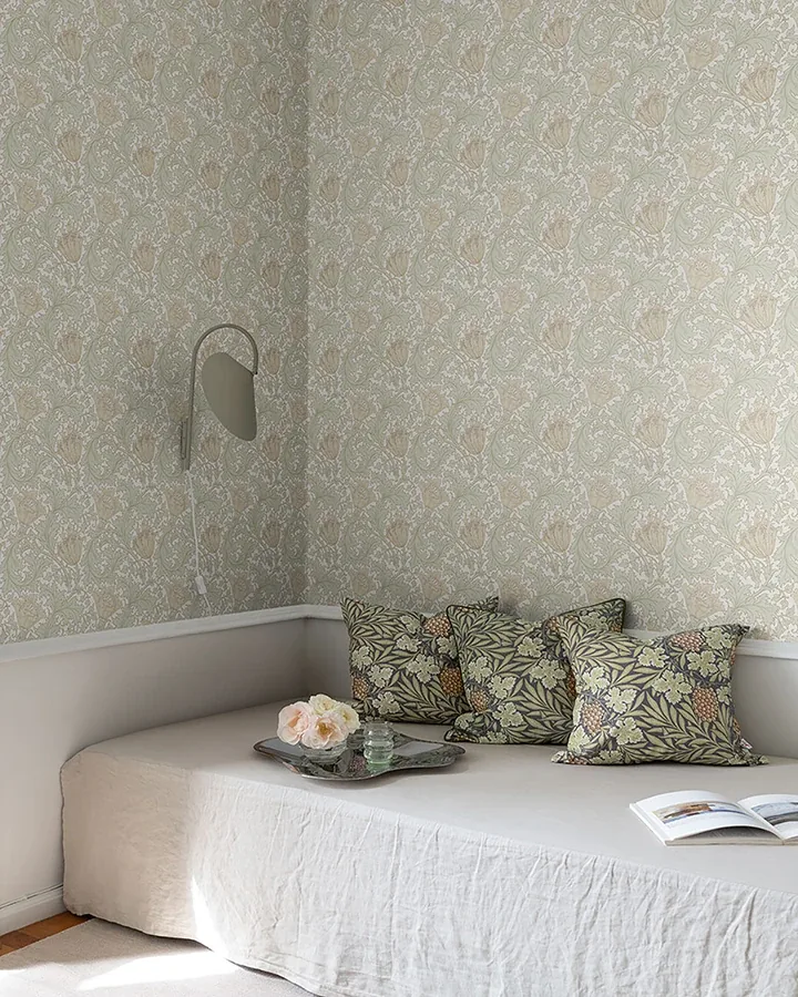 A-Street Prints Anemone Light Green Floral Trail Wallpaper | Wallpaper Twins A-Street Prints Anemone Light Green Floral Trail Wallpaper - SKU 4153-82002