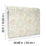 A-Street Prints Anemone Light Green Floral Trail Wallpaper | Wallpaper Twins A-Street Prints Anemone Light Green Floral Trail Wallpaper - SKU 4153-82002