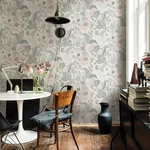 A-Street Prints Anemone Light Grey Floral Wallpaper - SKU 2948-33000