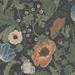 A-Street Prints Anemone Multicolor Floral Wallpaper - SKU 2948-33003