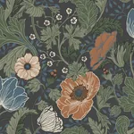 A-Street Prints Anemone Multicolor Floral Wallpaper | Wallpaper Twins A-Street Prints Anemone Multicolor Floral Wallpaper - SKU 4080-33003