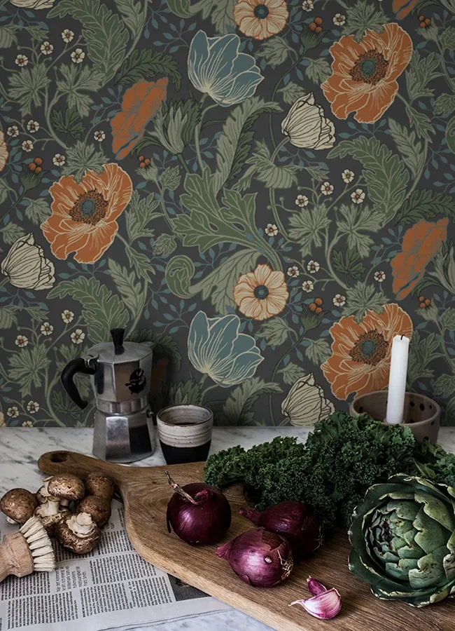 A-Street Prints Anemone Multicolor Floral Wallpaper | Wallpaper Twins A-Street Prints Anemone Multicolor Floral Wallpaper - SKU 4080-33003
