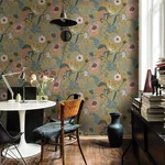 A-Street Prints Anemone Mustard Floral Wallpaper | Wallpaper Twins A-Street Prints Anemone Mustard Floral Wallpaper - SKU 2948-33002