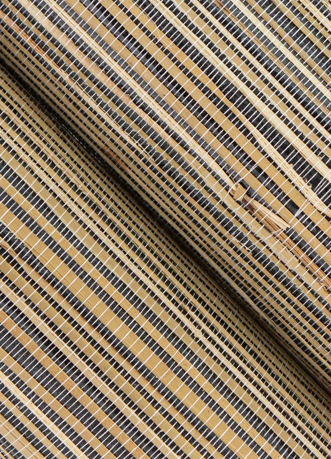 A-Street Prints Anhui Black Grasscloth Wallpaper - SKU 2923-89475