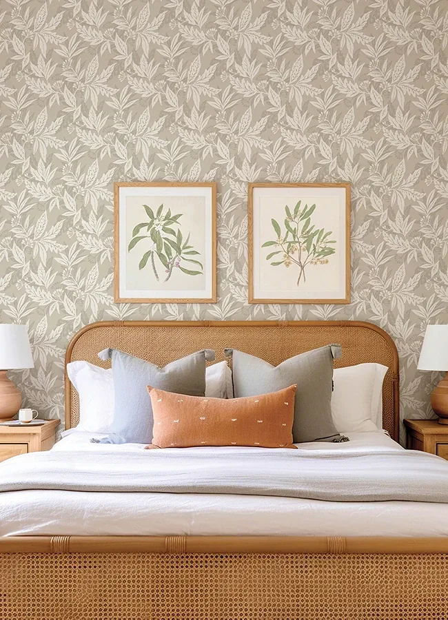 A-Street Prints Anita Beige Woodland Floral Wallpaper | Wallpaper Twins A-Street Prints Anita Beige Woodland Floral Wallpaper - SKU 4155-27328