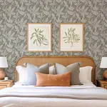 A-Street Prints Anita Pewter Woodland Floral Wallpaper | Wallpaper Twins A-Street Prints Anita Pewter Woodland Floral Wallpaper - SKU 4155-27327