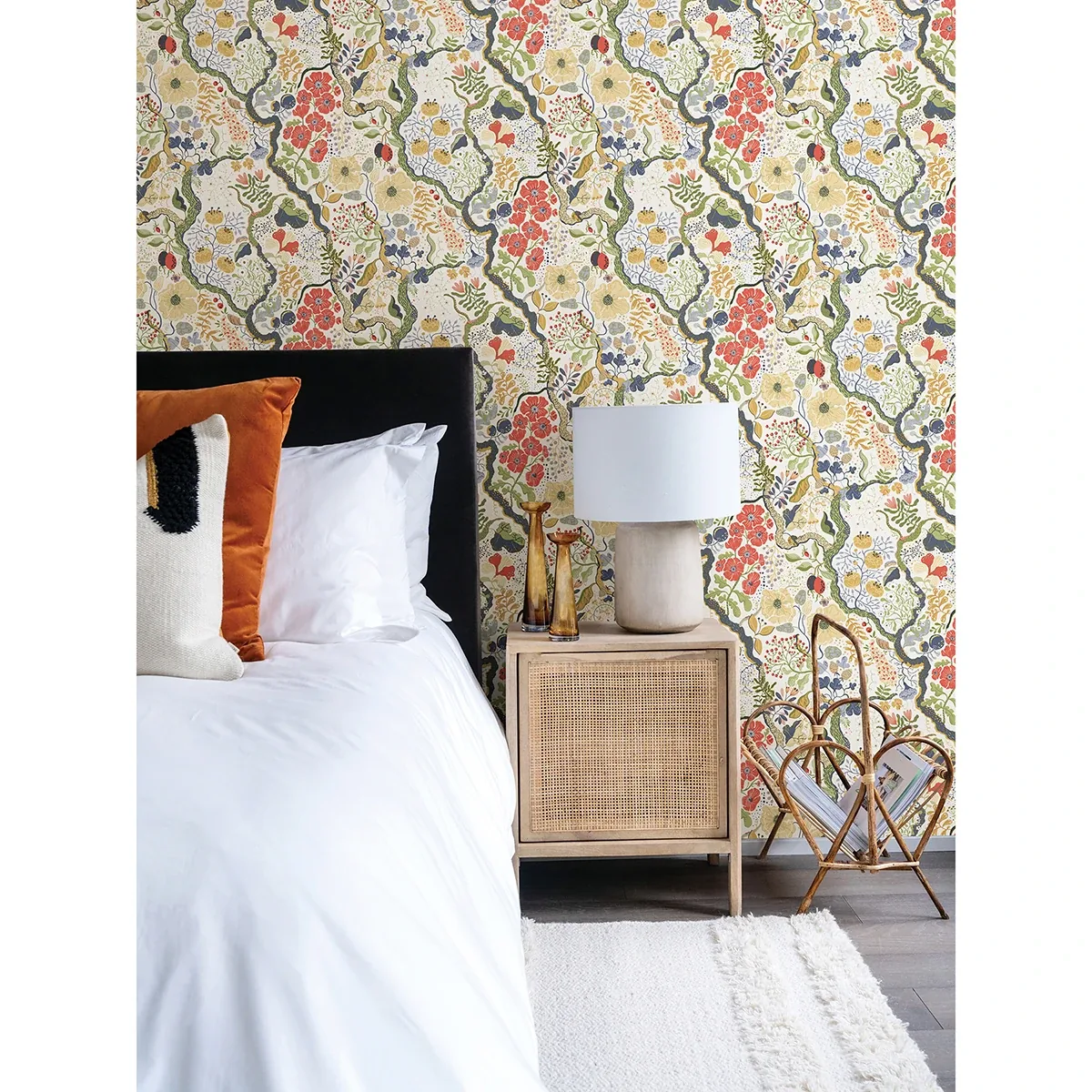 A-Street Prints Ann Green Floral Vines Wallpaper | Wallpaper Twins A-Street Prints Ann Green Floral Vines Wallpaper - SKU 2932-65102