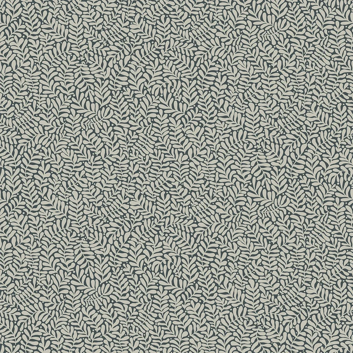A-Street Prints Anna Dark Blue Fern Trail Wallpaper - SKU 2999-55032