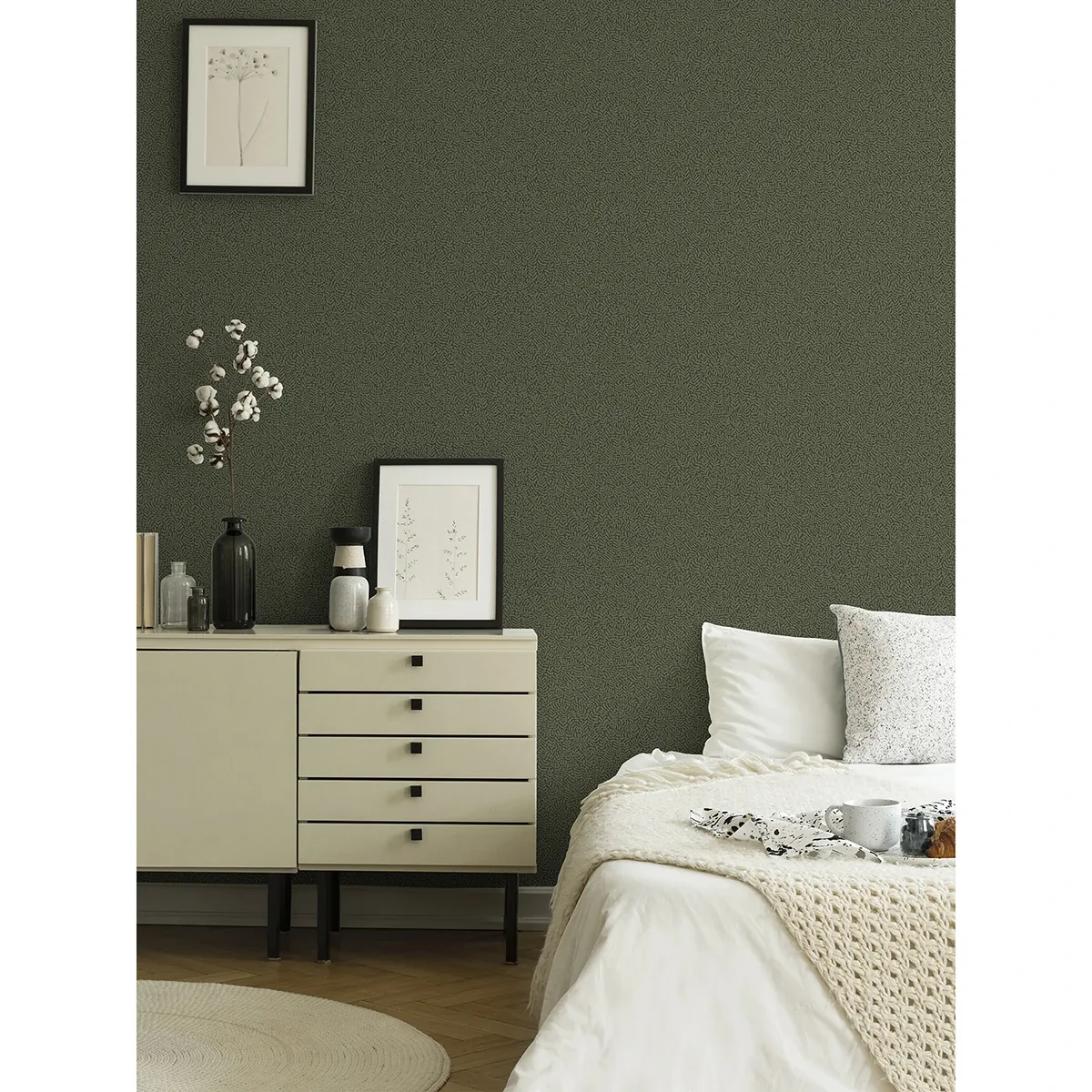 A-Street Prints Anna Dark Green Fern Trail Wallpaper | Wallpaper Twins A-Street Prints Anna Dark Green Fern Trail Wallpaper - SKU 2999-55000