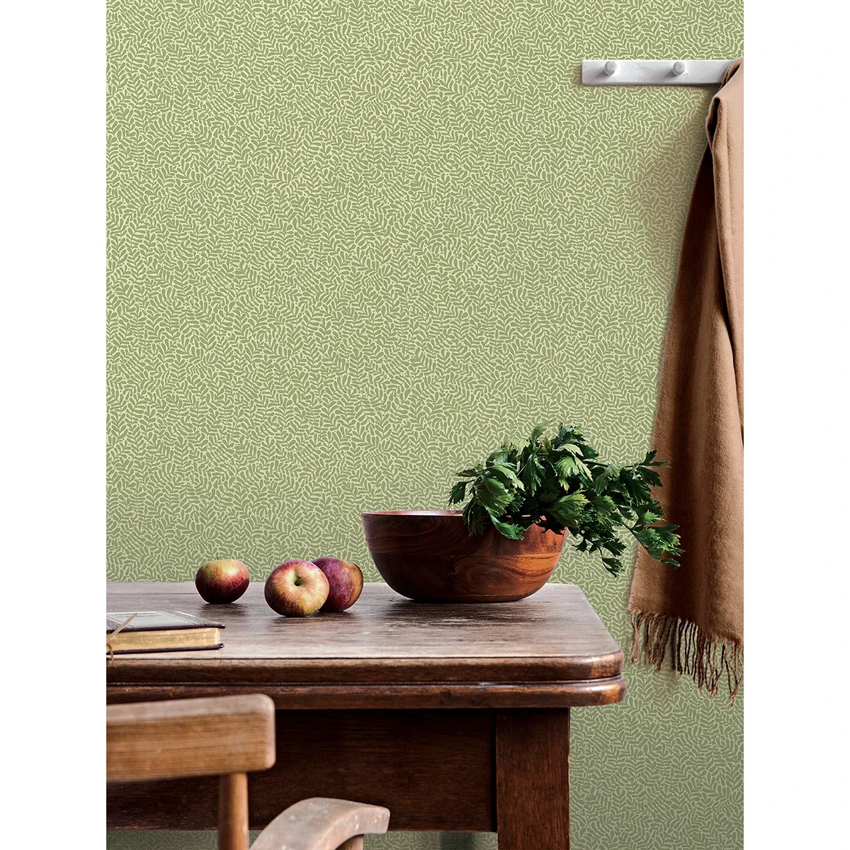A-Street Prints Anna Light Green Fern Trail Wallpaper - SKU 2999-55001