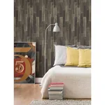 A-Street Prints Antique Floorboards Grey Wood Wallpaper - SKU 2540-24048
