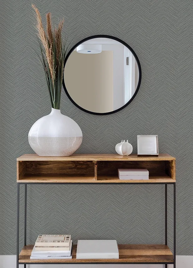 A-Street Prints Apex Grey Weave Wallpaper | Wallpaper Twins A-Street Prints Apex Grey Weave Wallpaper - SKU 2988-70408