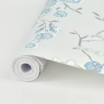 A-Street Prints Aqua Peony Tree Wallpaper - SKU 2785-24832
