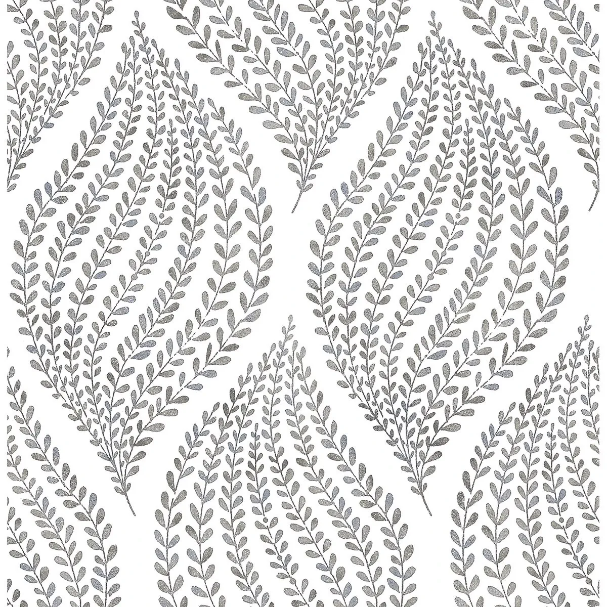 A-Street Prints Arboretum Fog Leaves Wallpaper - SKU 2656-004062