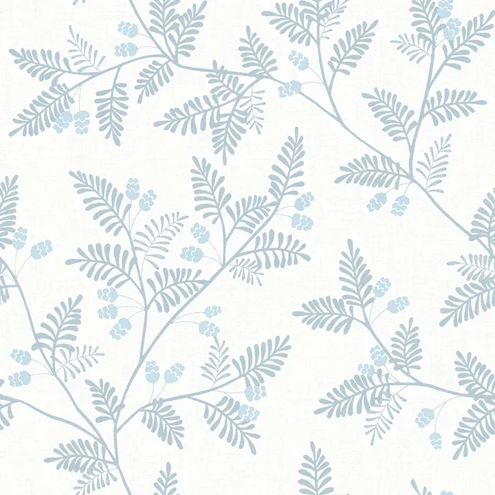 A-Street Prints Ardell Light Blue Botanical Wallpaper - SKU 4074-26602