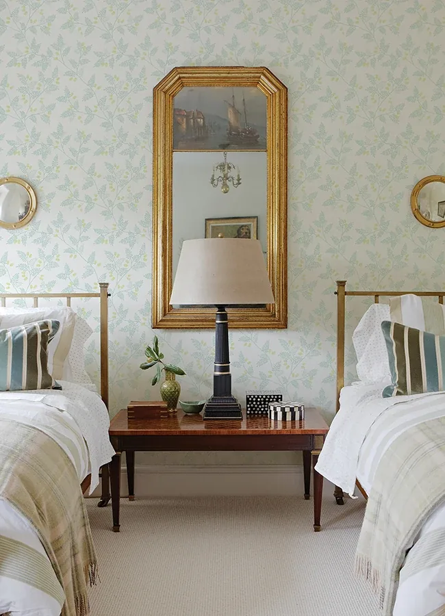 A-Street Prints Ardell Seafoam Botanical Wallpaper | Wallpaper Twins A-Street Prints Ardell Seafoam Botanical Wallpaper - SKU 4074-26601