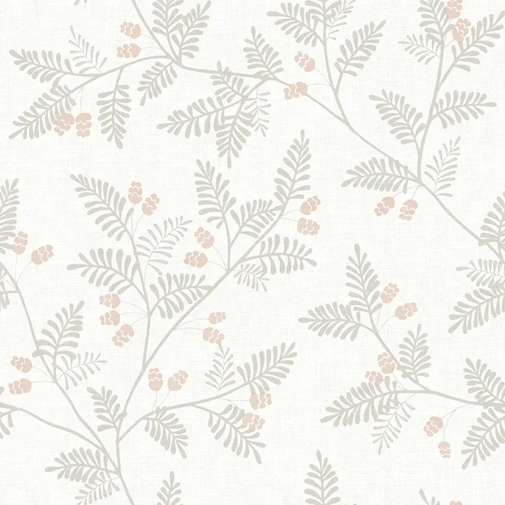 4074-26604 | Ardell Taupe Botanical Wallpaper