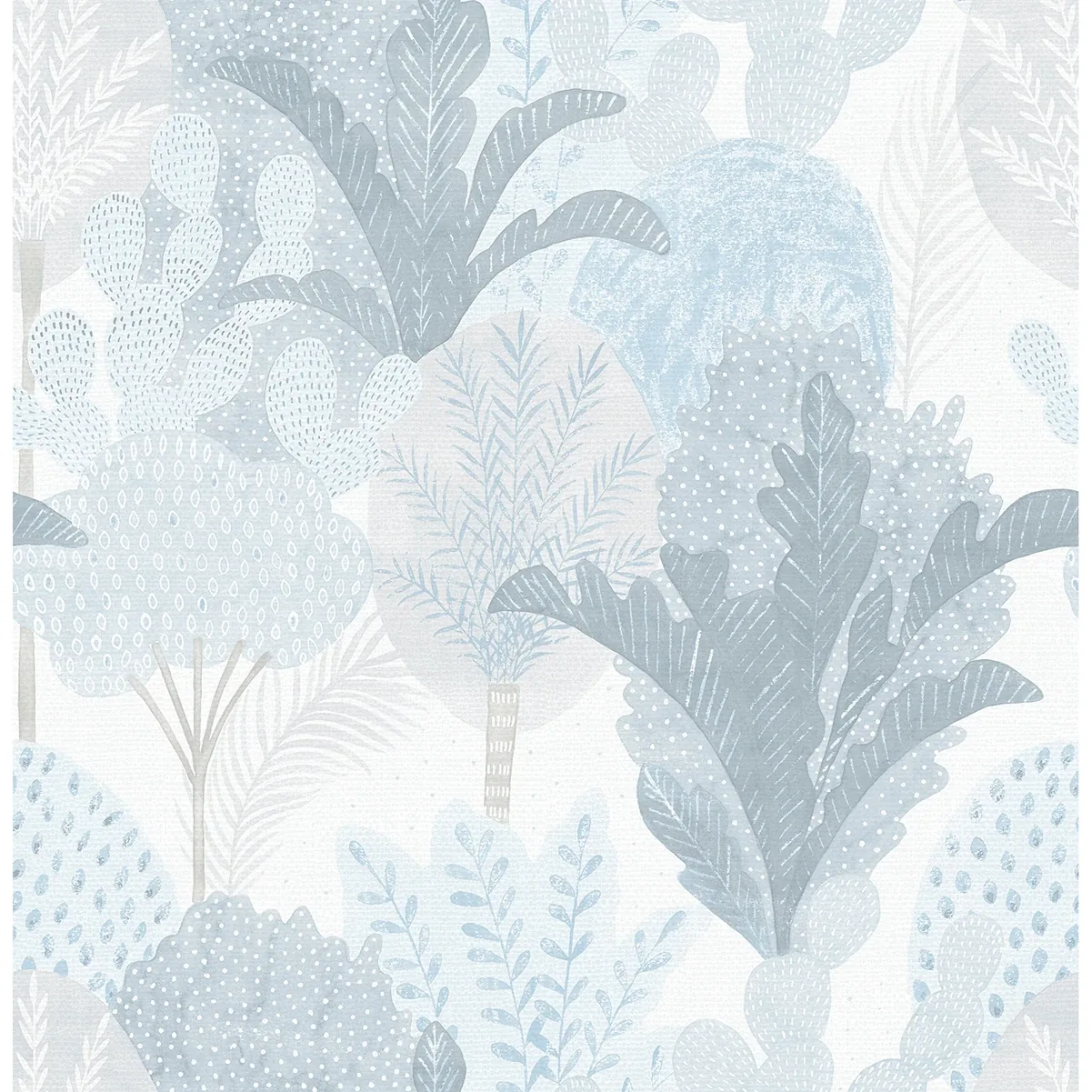 A-Street Prints Ari Blue Desert Oasis Wallpaper - SKU 2969-26048