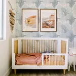 A-Street Prints Ari Blue Desert Oasis Wallpaper - SKU 2969-26048