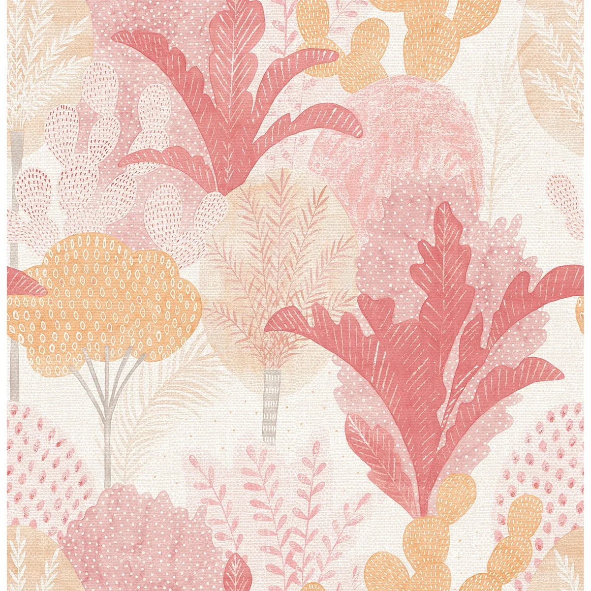 2969-26046 | Ari Pink Desert Oasis Wallpaper
