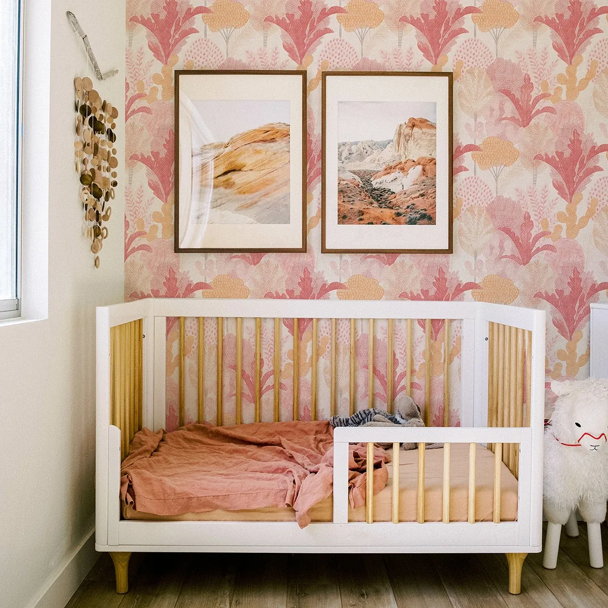 A-Street Prints Ari Pink Desert Oasis Wallpaper - SKU 2969-26046