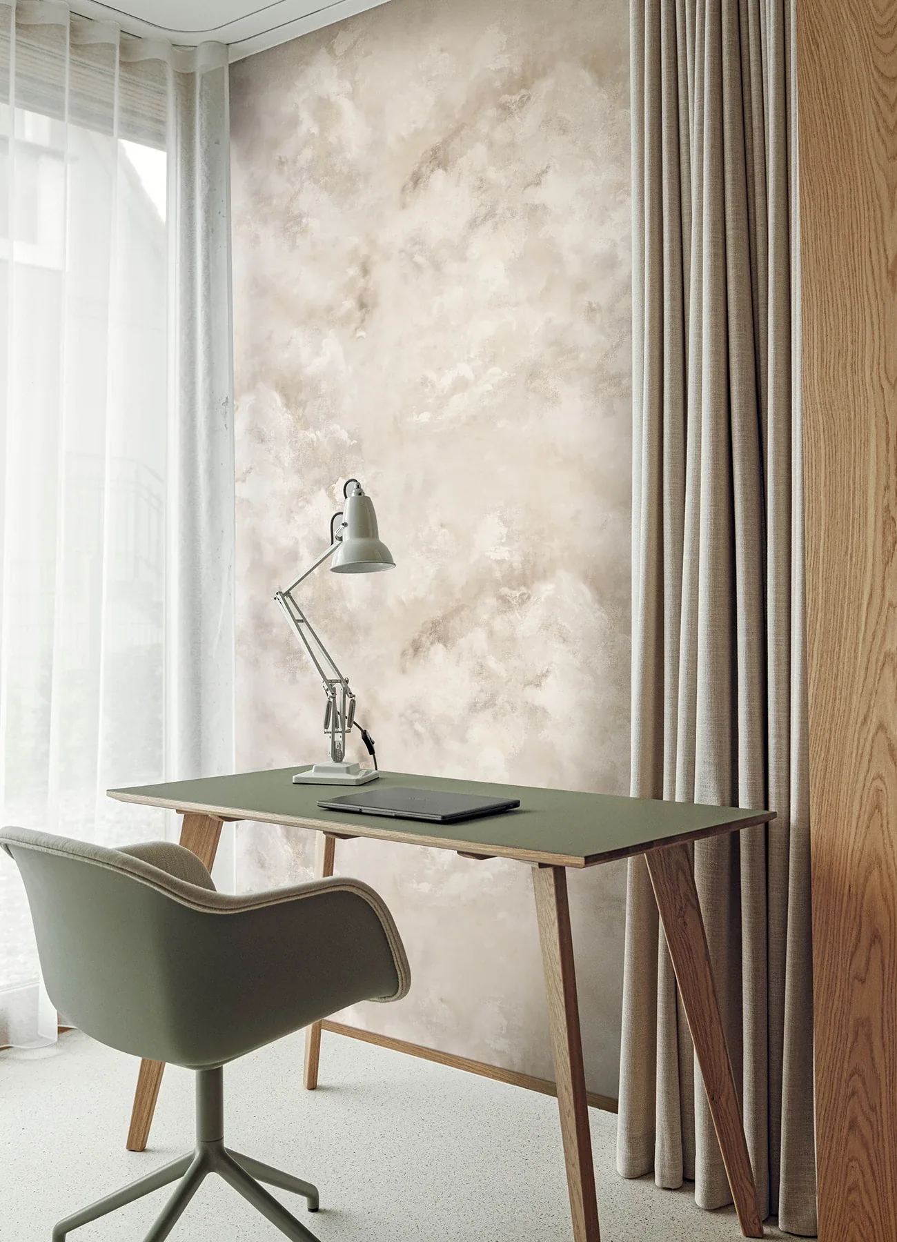 A-Street Prints Aria Neutral Abstract Wallpaper - SKU 4193-7460