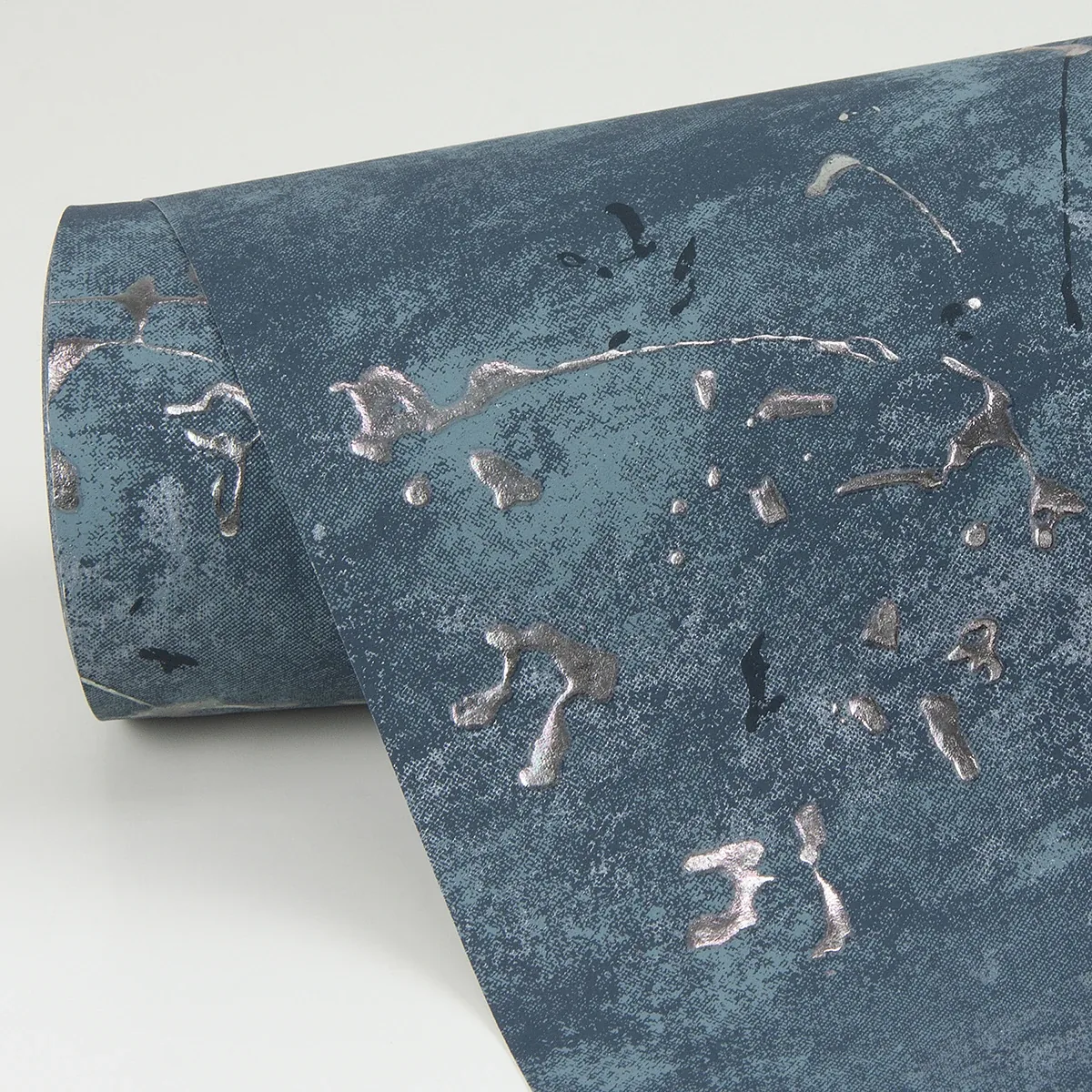 A-Street Prints Arian Blue Inkburst Wallpaper - SKU 4019-86429